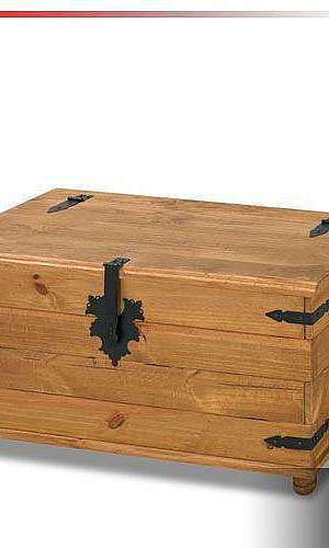 Baú de madeira rústico Baú de madeira rústico